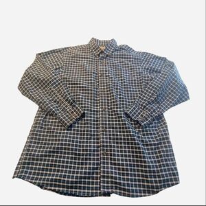RedHead Men's Blue and White Checkered Shirt